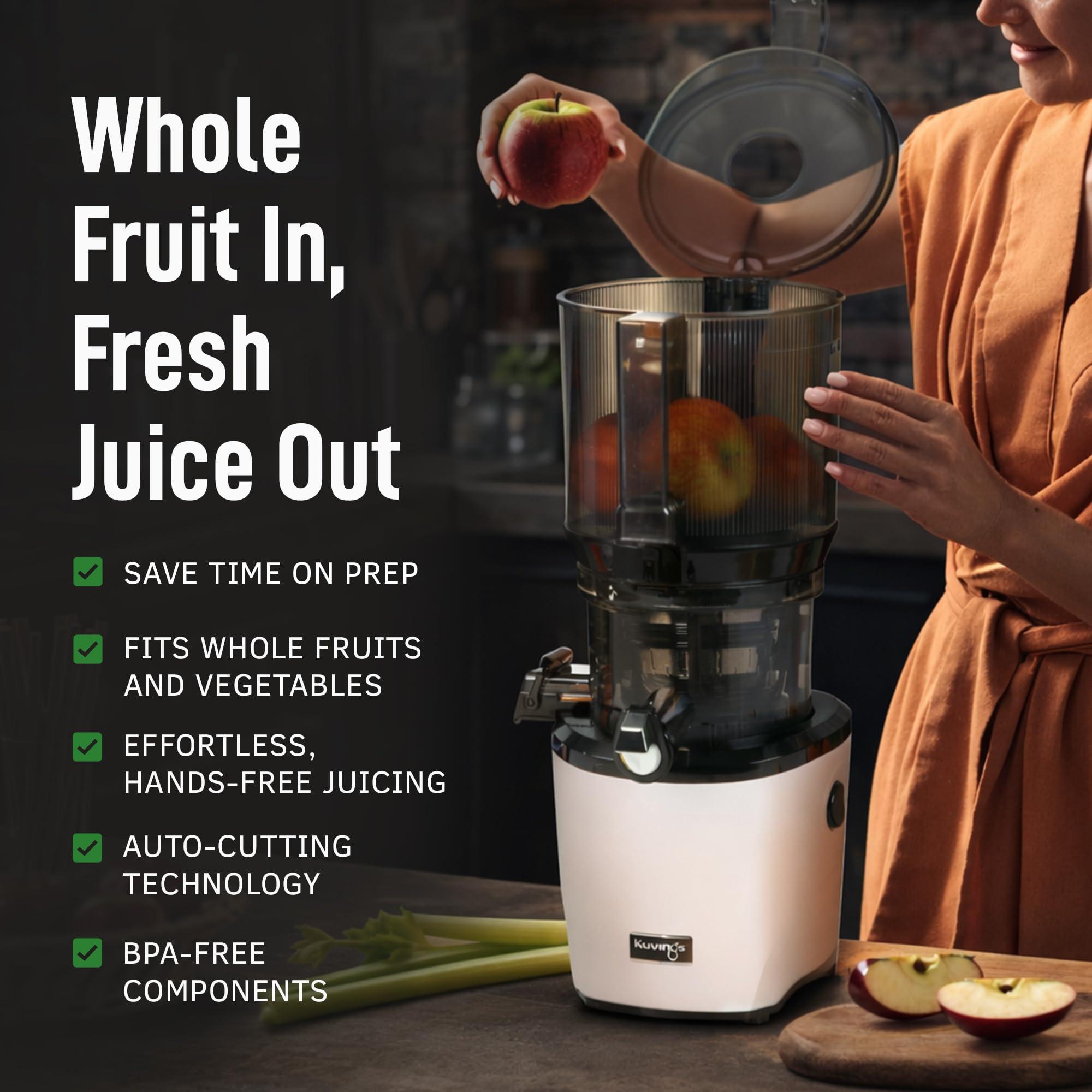 Amazon.com: Kuvings AUTO10 Cold Press Juicer Machine – Self